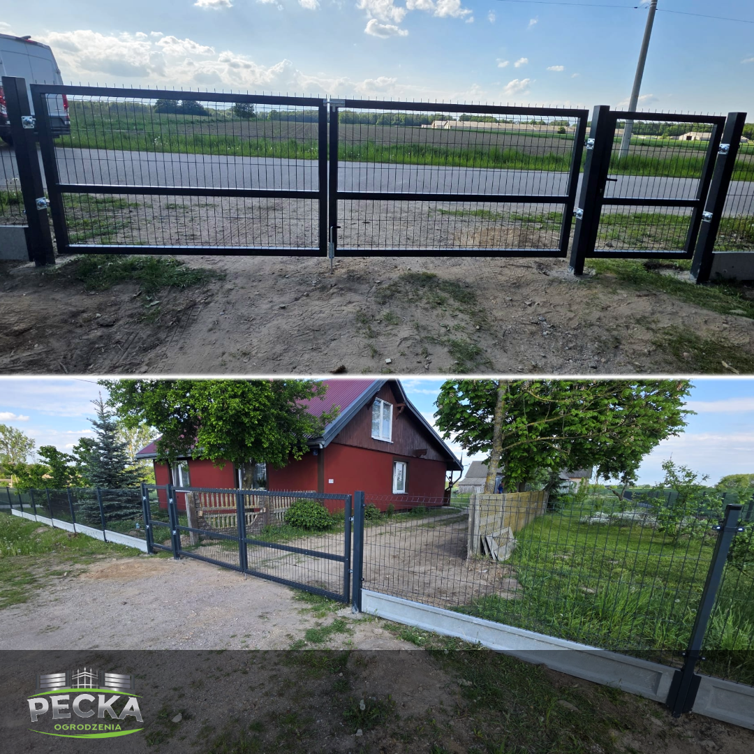 Brama i furtka panelowa 3D
